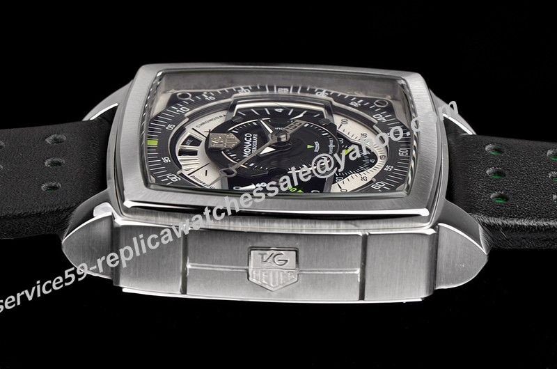 Tag Heuer Monaco Mikrograph Silver Quartz Chronograph replica watch Replica Magic